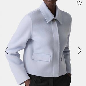 Theory Clean Flap Light Blue/Gray Dawn Blazer Jacket